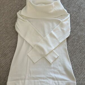 White Turtleneck Sweater